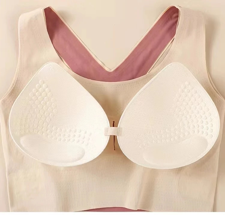 Cross Side Buckle Pair Breast Sports Bra - Image 12