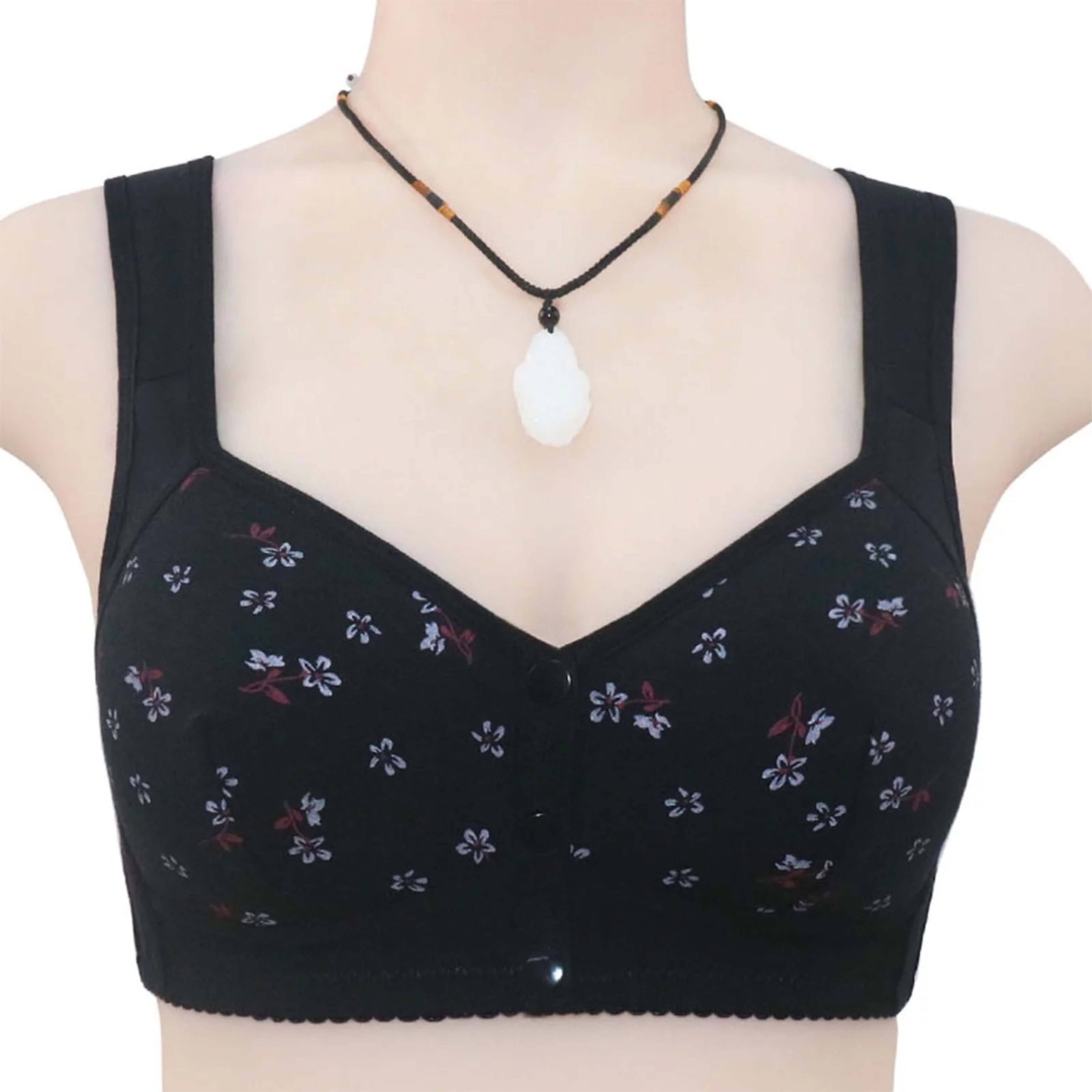 Full Coverage Front Button Bra - Image 4