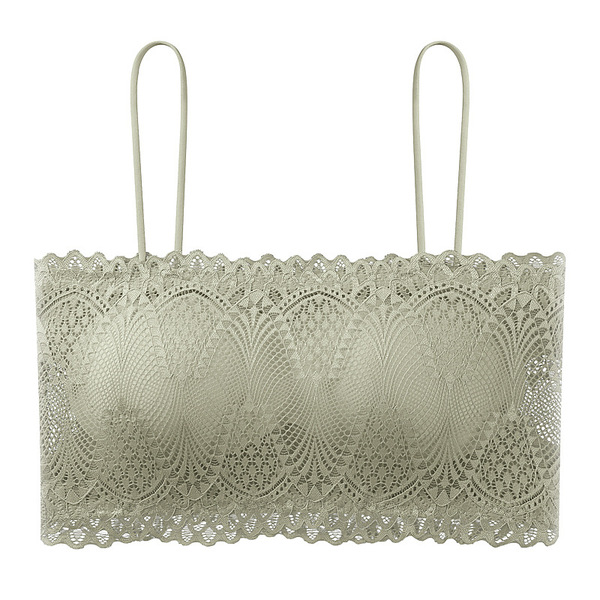 CoolFit Lace Halter Tube Top Bra - Image 7