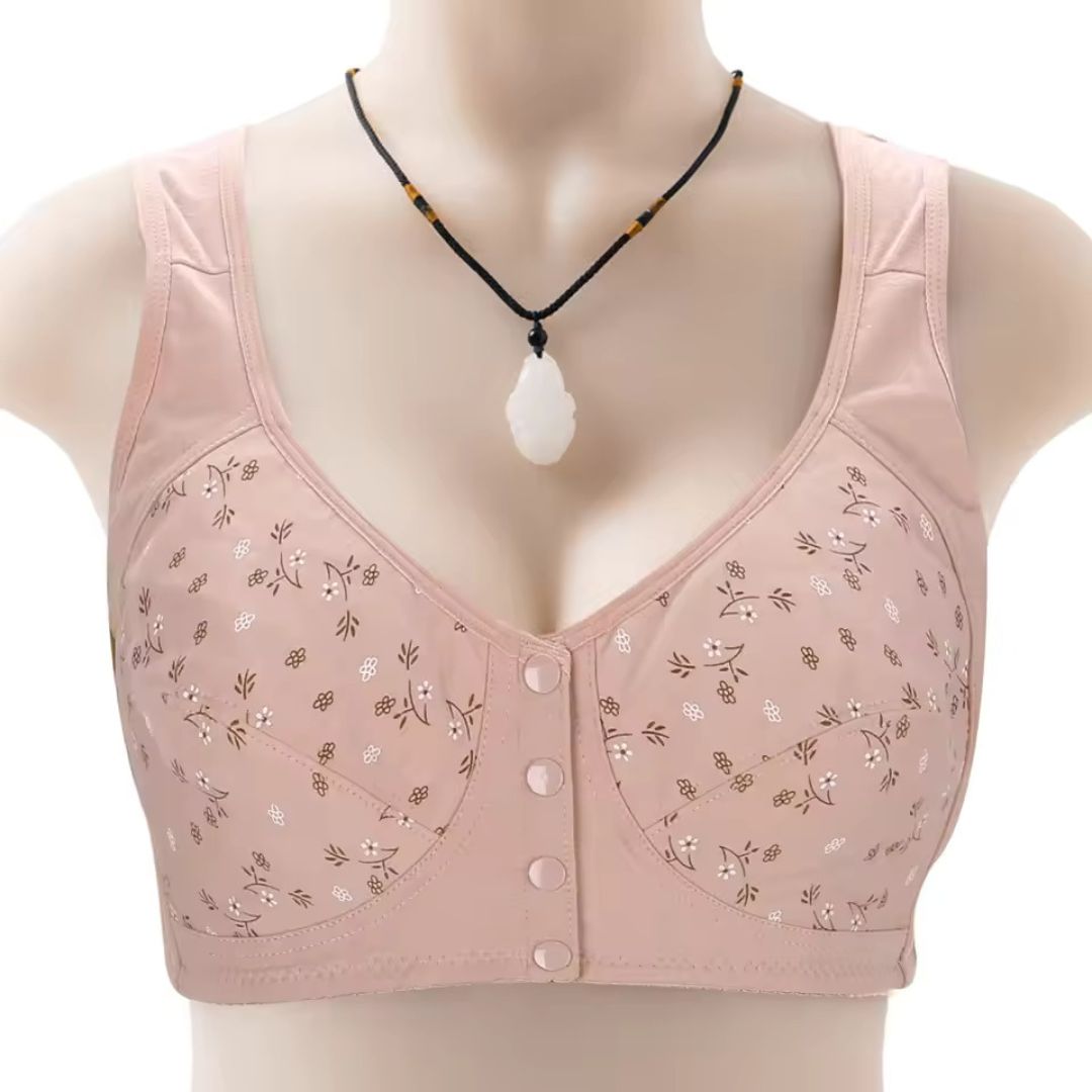 Full Coverage Front Button Bra - Image 8